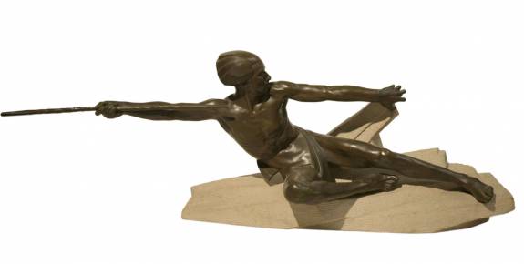 Bronzas skulptūra Šķēpa metējs 