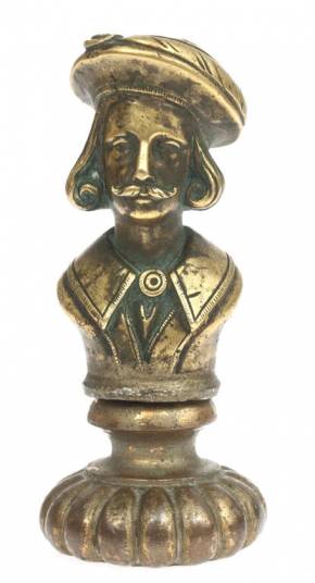 Bronze bust of Peter I