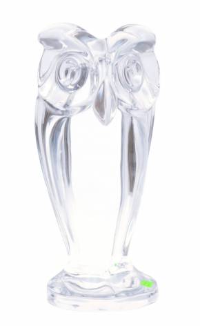 Glass design object Owl