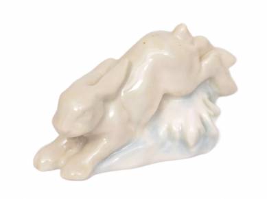 Porcelain figurine Hare