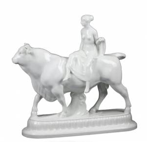 Figurine en porcelaine KPM L&39;Enlèvement d&39;Europal 