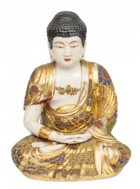 Figurine en porcelaine Bouddha 