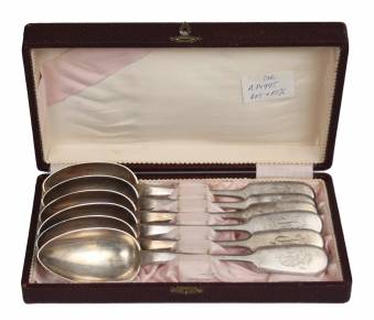 Silver tablespoons (6 pcs.)