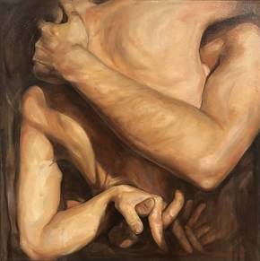  Meryem Tayganskaya, Peinture nue, Huile sur toile, 21e siècle 