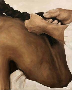  Meryem Tayganskaya, Nude Painting, Oil on Canvas, 21st Century